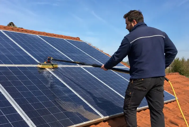 Nettoyage et entretien de panneaux solaires à Saint-Vaize